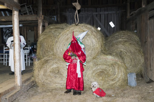 2015. Tennessee. USA. The wedding of two members of the KKK in a barn in rural Tennessee. © Peter Van Agtmael/Magnum Photos